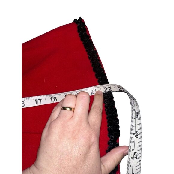 Vintage Pete’s Partner Toddler Girls Fleece Peacoat Sz 2 Red Button Front - Picture 6 of 6